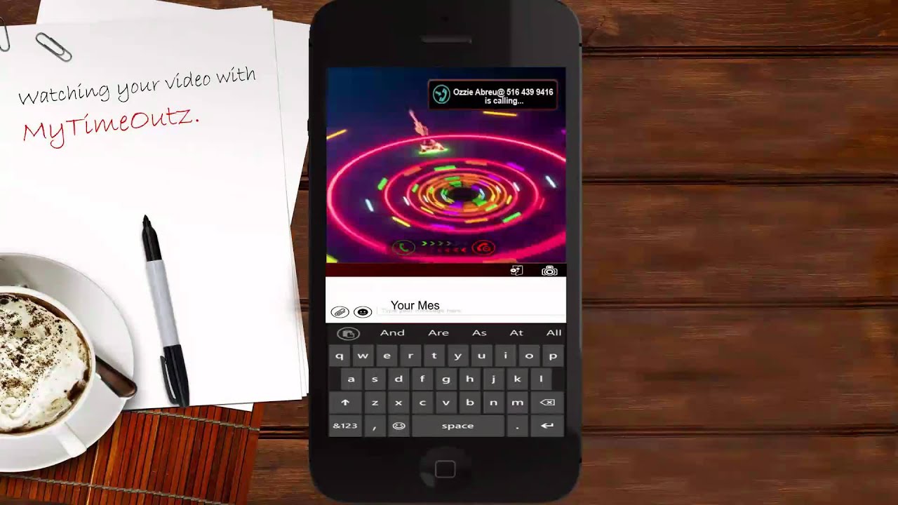 MYTIMEOUTZYOUTUBEcontinuous play,receive a call,caller id,split