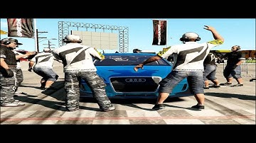 Shift 2 one mile drag @ AUDI RS4 go to top speed 495km/h!!!