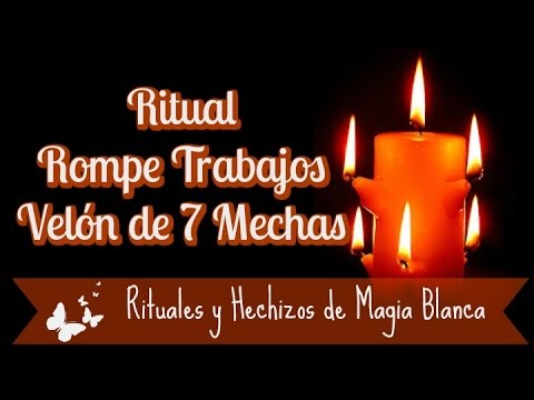 ritual with seven candle wicks, break witchery