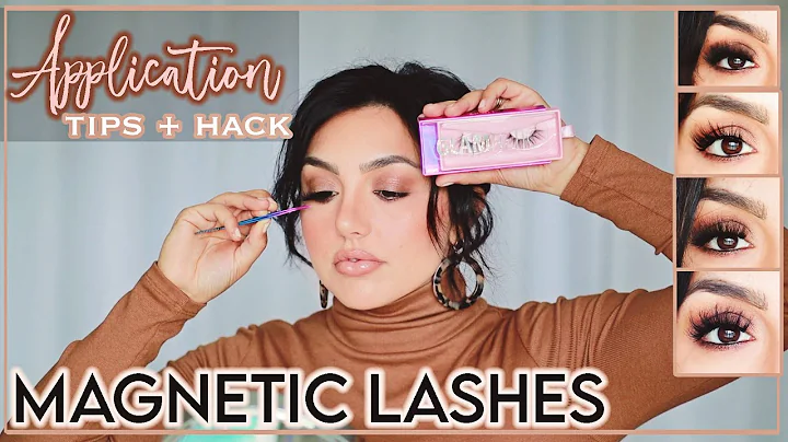 HOW TO APPLY MAGNETIC LASHES (using anchors only) - TIPS AND HACK FT. GLAMNETIC LASHES