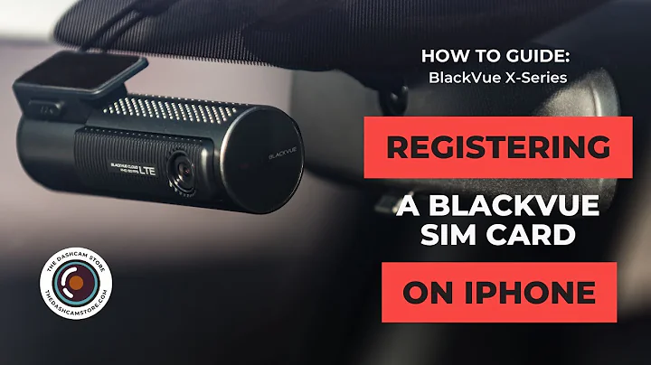 How to Register BlackVue SIM card in your “X series” BlackVue Dashcam with LTE on iPhone