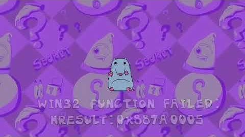 Pizza Tower Eggplant Build error screen (Rare media)