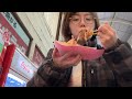 柴田淳、大阪でたこ焼きたべる🐙
