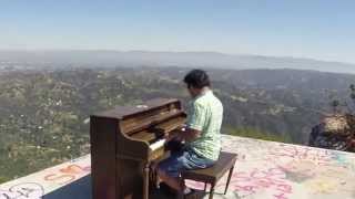 Playing the Topanga Lookout Piano, March 28, 2015 Playing the Topanga Lookout Piano, March 28, 2015
