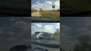 Vehicle flips after high-speed chase with police