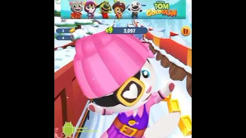 All Angela Funny Fails - Talking Tom Gold Run #android #games #talkingtomgoldrunluckycards