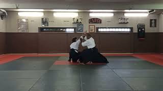 Technique Aïkido | Suwari waza - shomen uchi - yonkyo