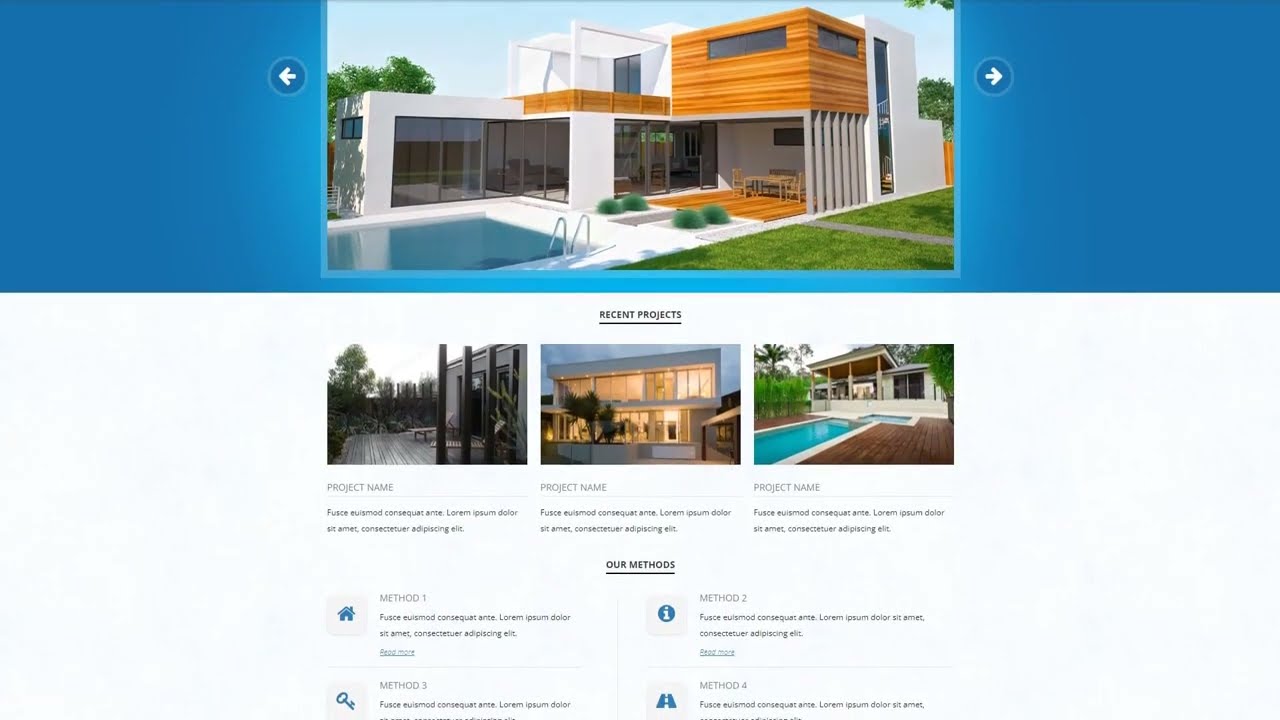 Construction Company Responsive Website Template - 47802