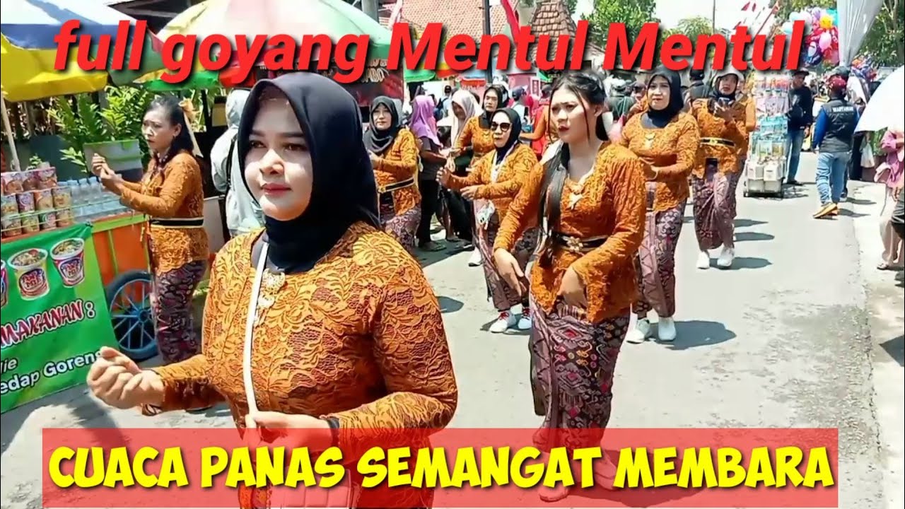 Meriah Karnaval Pawai Budaya Desa Banjardowo Jombang full Cuaca Panas...