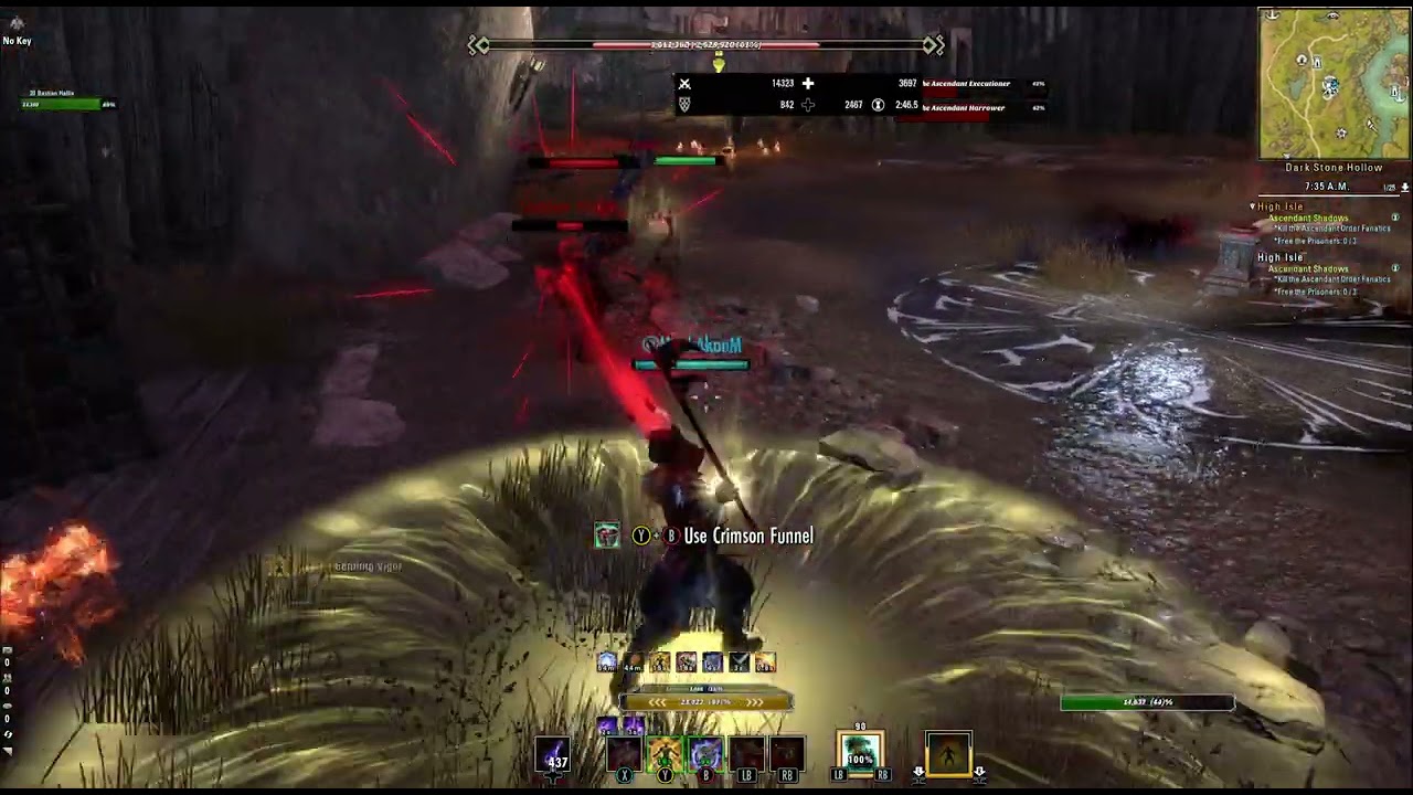 Dark Stone Hollow - The Ascendants - High Isle - World Boss Kill