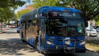 DASH Alexandria Transit Company 2020 New Flyer XD40 703 On Route 31 screenshot 5