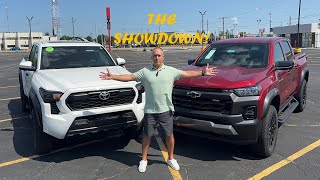 Toyota Tacoma vs. Chevy Colorado comparison - THE SHOWDOWN!