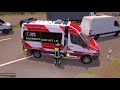 Emergency Call 112 - Frankfurt Firefighters Responding! 4K