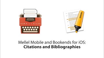 Mellel Mobile and Bookends for iOS: Citations and Bibliographies