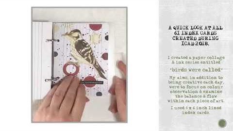 2018 Index Card A Day