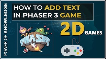 How to add text in phaser 3 Game Advance Programming  - (Hindi)