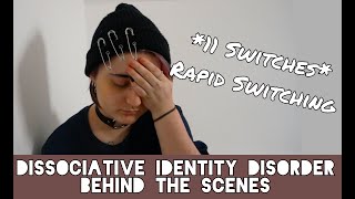 *11 SWITCHES* Rapid Switching on Cam pt. 23 | BTScenes | Dissociative Identity Disorder
