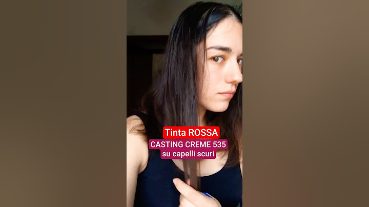 Tinta ROSSA! Casting creme gloss 535 ❤️ #tinta #casting #oreal #rosso #capelli #colore #perte #short