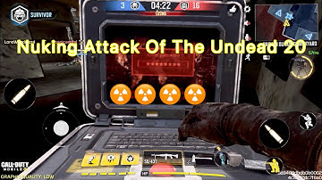 Nuking Attack Of The Undead 20 | Season 1 | Call of duty mobile