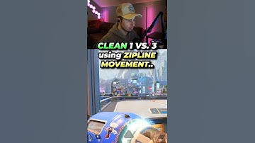 CLEAN 1 VS. 3 using Zipline Movement in Apex Legends #apexlegends #apexlegendsclips #apexclips