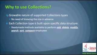 2 Why to use Java Collections
