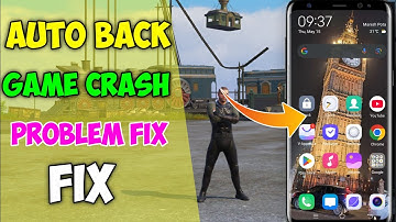 3.8 Update Bgmi Auto Back Problem Fix 🤩 | Bgmi Crash Problem | Bgmi Auto Back Problem