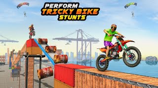 Trail Bike Racing Tricky Moto Bike Stunt Games ★ Impossible 3d Android Gameplay screenshot 3
