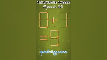 Match stick puzzle episode 28 #sigmarule #hard