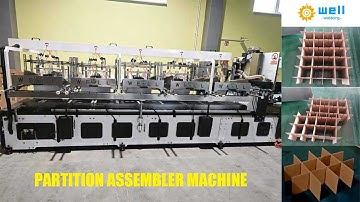 Paperboard Partition Assembler Machine - Easy Operation Machine #partitionassemler #packingfactory