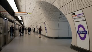 Elizabeth Line London: Whitechapel - Canary Wharf