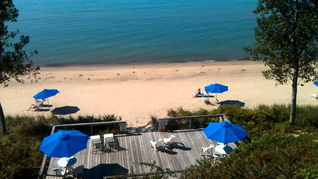 Stairway at Lake Shore Resort in Saugatuck, MI on Wednesday, October 5