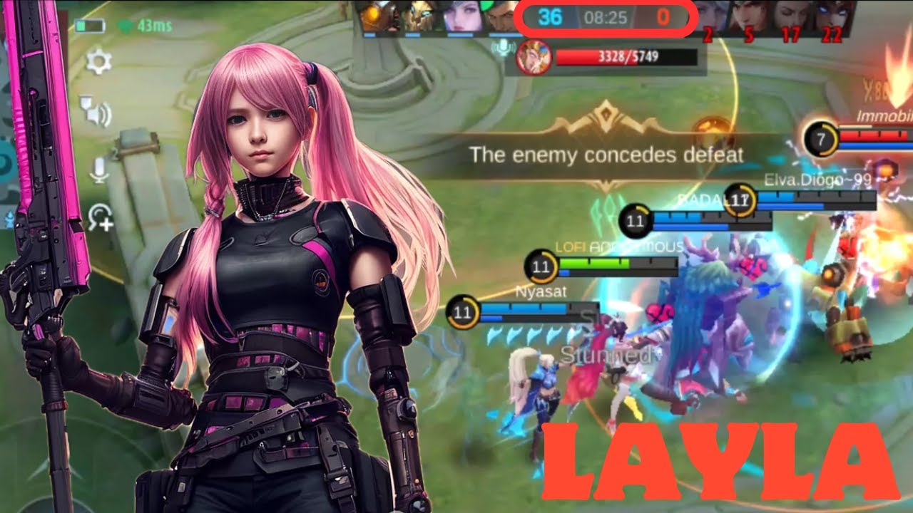 Layla Death ZERO TEAM DEATH IN LAND OF DAWN 🔥😱 | Layla Classic Game Play ~ MOBILE ...