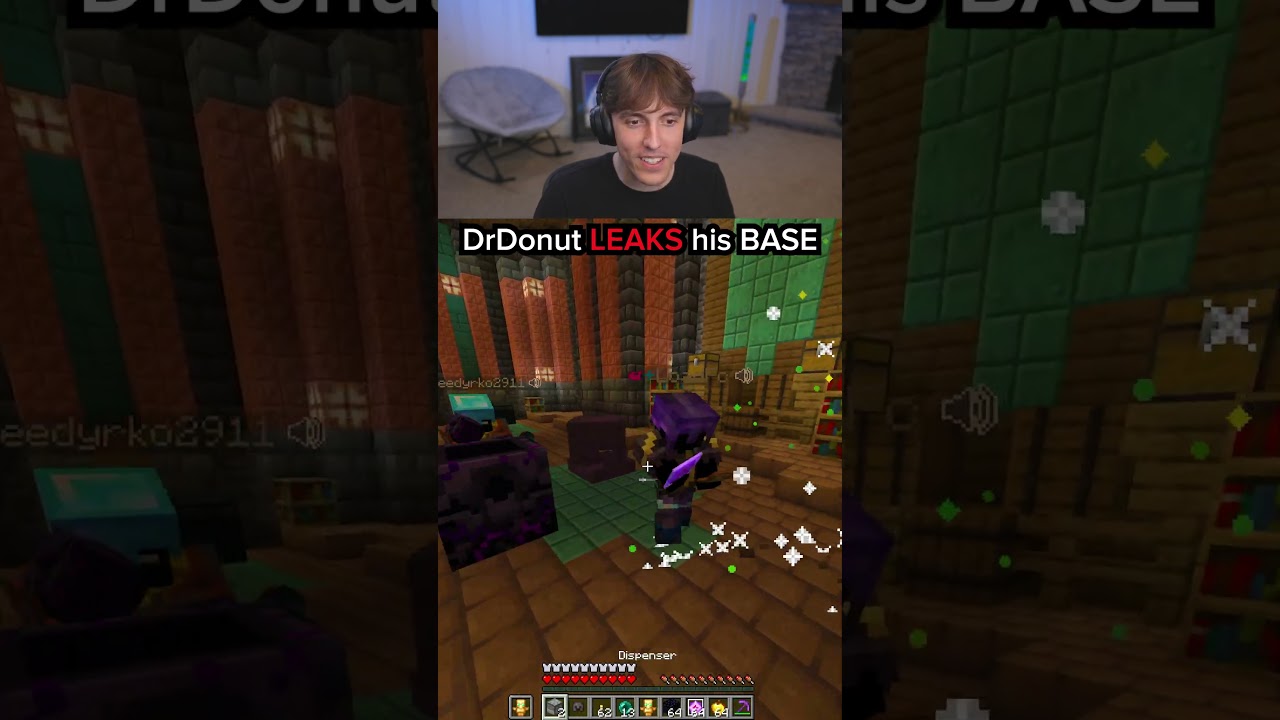 DrDonut leaks his base...