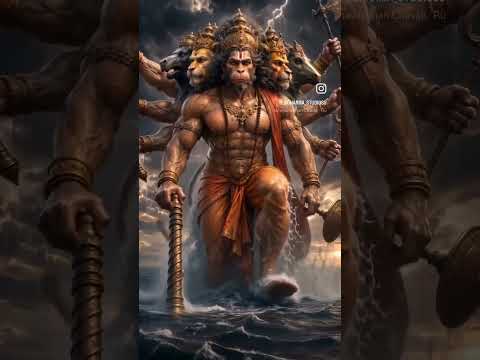 पंचमुखी हनुमान जी के दर्शन 😱🙏#mahadev #ytshorts #premanandmaharaj #panchmukhihanuman
