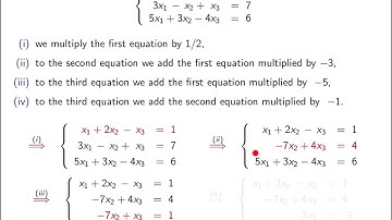 Matrix Algebra Lecture1 Part 1:  Linear Systems, Matrix of Coefficients, Reduced Row Form
