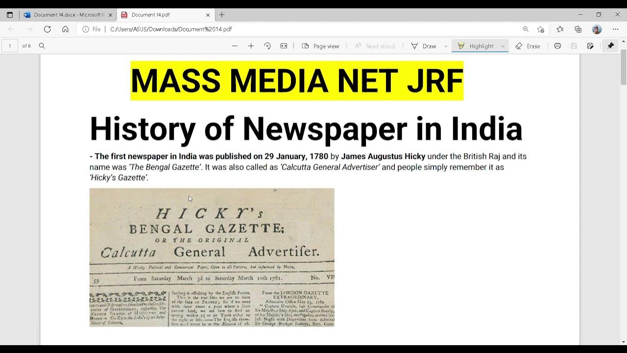 History of Newspaper in India A detailed overview Newspaper 
