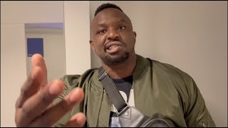 'YOU'RE A F****** C***' - DILLIAN WHYTE ARRIVES AT THE O2 AND LAUNCHES BLISTERING ATTACK ON JOSHUA