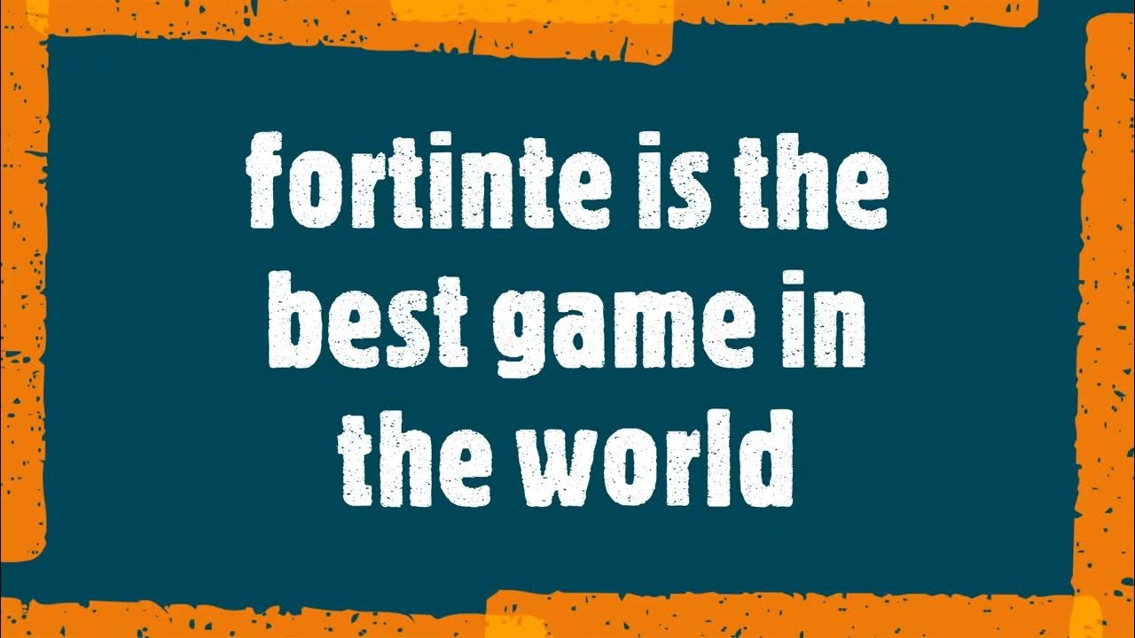 Is Fortnite The Best Game YouTube is-fortnite-the-best-game-youtube