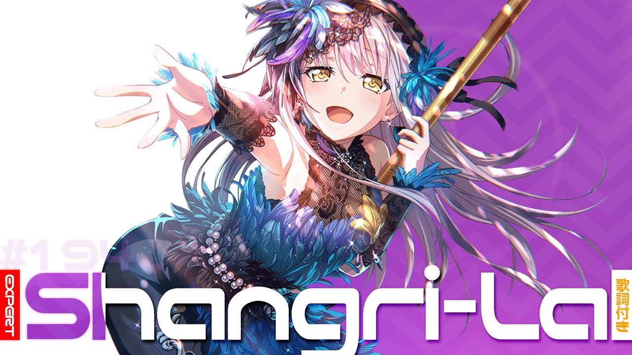 バンドリ Expert Bang Dream 194 Shangri La 歌詞付き Youtube