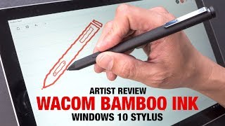 Artist Review: Wacom Bamboo (Windows 10 Stylus) - YouTube