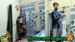 Begum ne room ka huliya badal diya 😃 || Adnan and misbah 