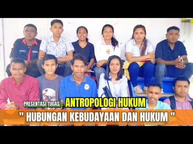 HUBUNGAN KEBUDAYAAN DAN HUKUM