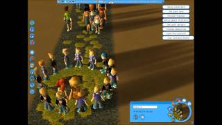 Fun with the make me sick cheat code (RCT3)