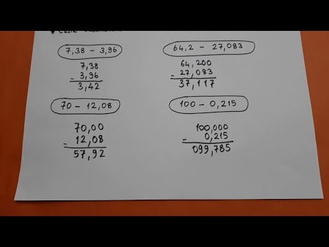5.sınıf ondalık kesirlerle toplama ve çıkarma @Bulbulogretmen #matematik #ondalık #kesirler