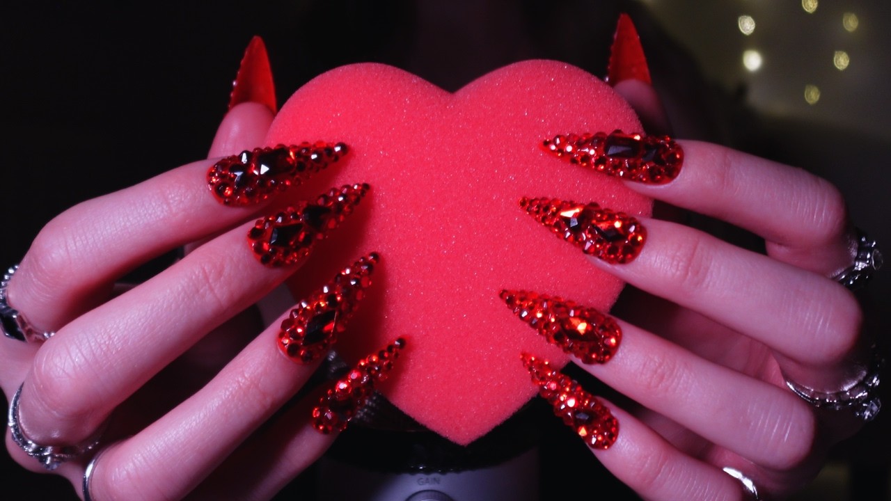 ASMR brain tingles for sleep 🎧🎀 (tapping, scratching, triggers on the mic) no talking!