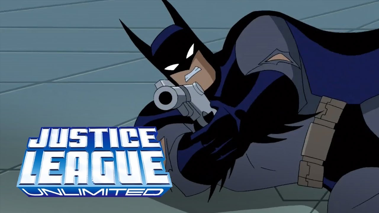 Batman uses a gun for the first time and kills Black Manta | Justice League  Unlimited - YouTube