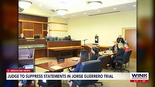 Judge approves motion to suppress statements in case against Jorge Guerrero Torres for death of Dian