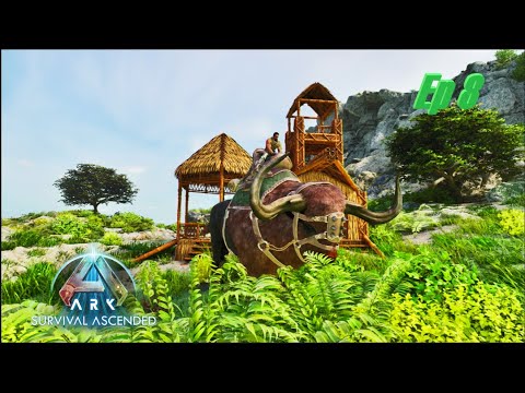 Ragnarok Ascended Ep 8 Checking out My New Bison and the New Building ...