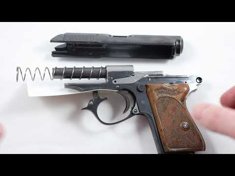 PPK Takedown Field Strip Walther PPK Pistol 