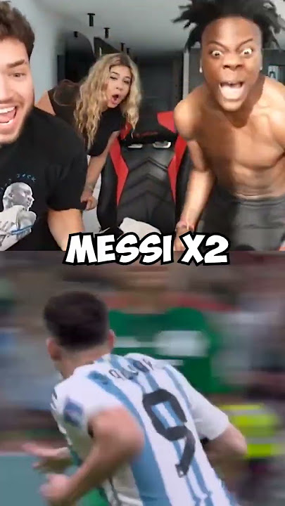 IShowSpeed Reacts to Messi's Goal Vs Mexico! 😂